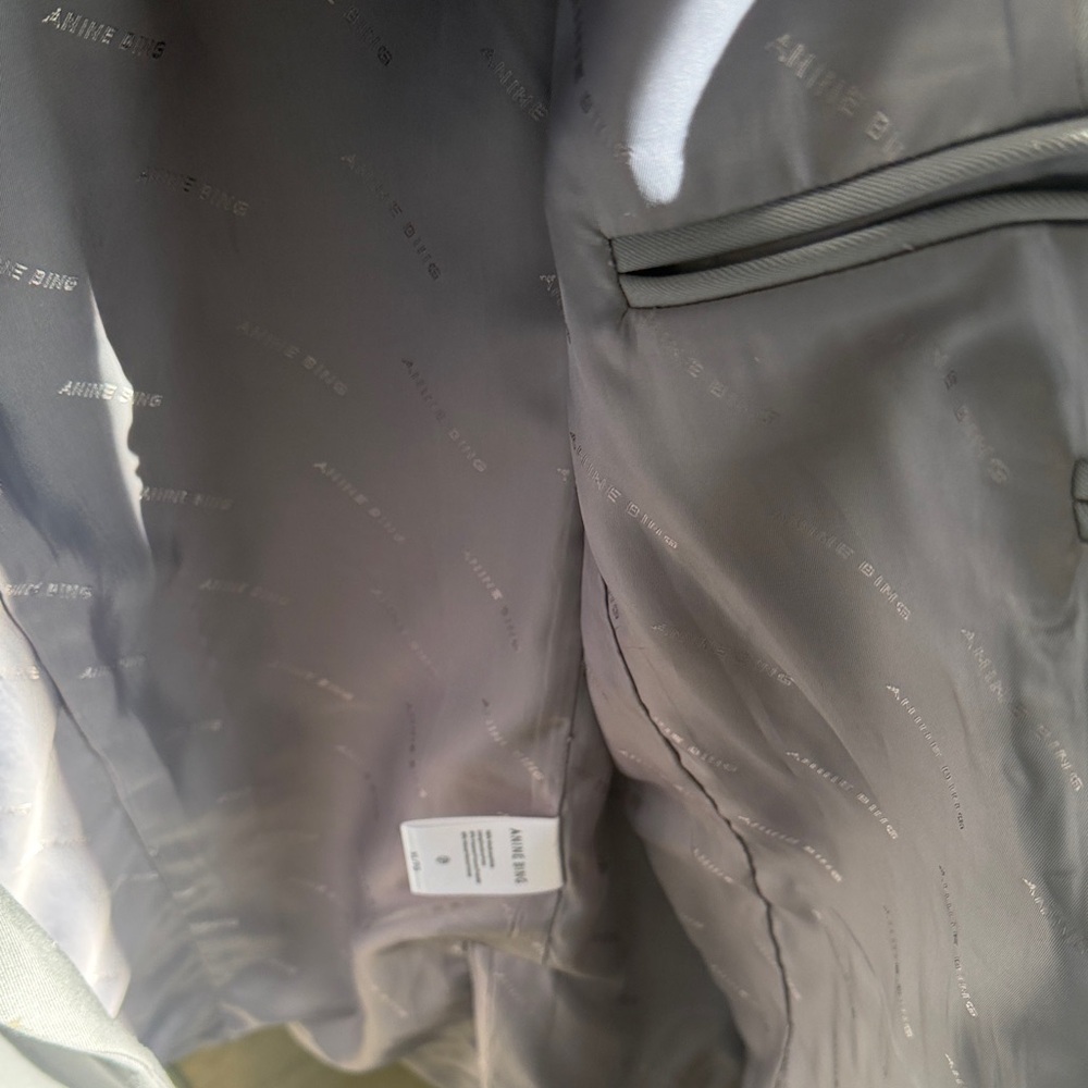 Anine Bing Quinn Gray Blazer - Picture 9 of 10